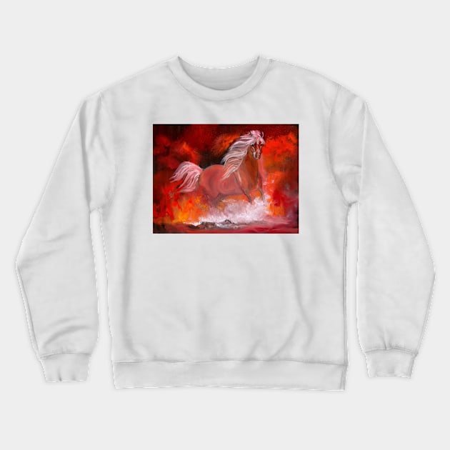 Palomino Crewneck Sweatshirt by jennyleeandjim